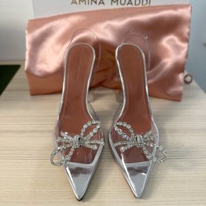 Amina Muaddi Rosie Glass Heel